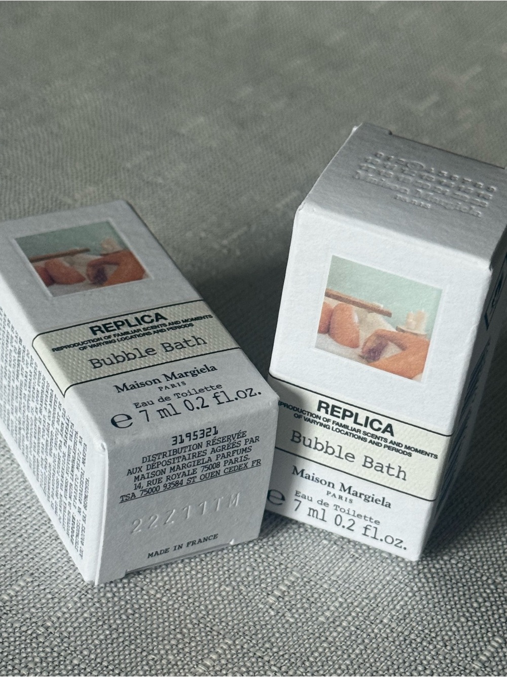 Maison Margiela Replica Bubble Bath Mini Perfume Set 2 x 7mL NEW